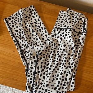 Dalmatian Print High-Rise Black & White Leggings